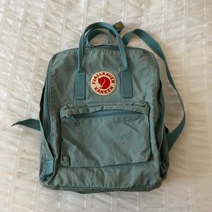 Blue Fjallraven Kanken Backpack